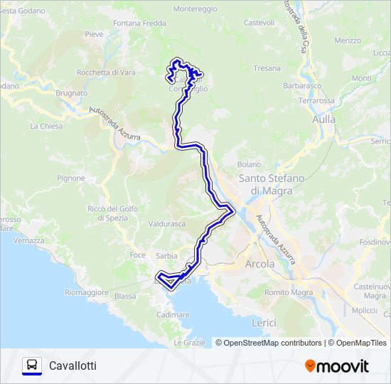 DEPOSITIO MAZZETTA bus Line Map