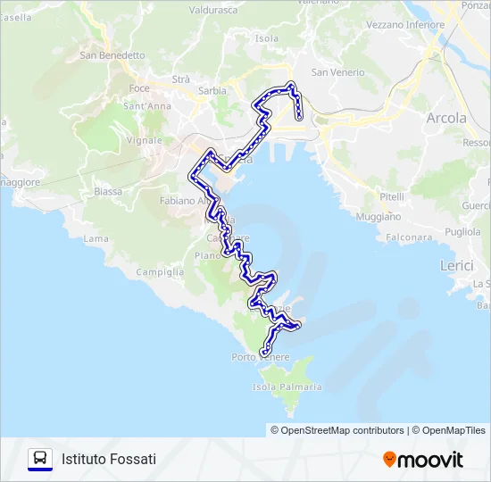 FONTEVIVO ISTITUTO FOSSATI Bus Line Map