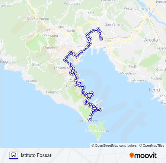 FONTEVIVO ISTITUTO FOSSATI bus Line Map