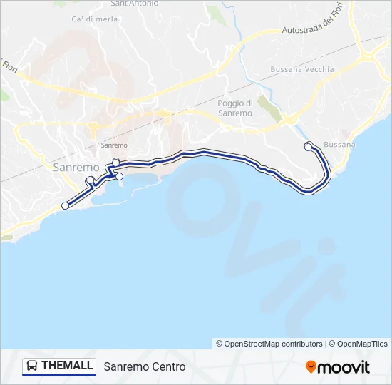 THEMALL Bus Line Map