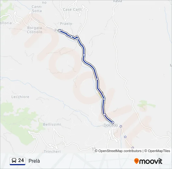 24 Bus Line Map