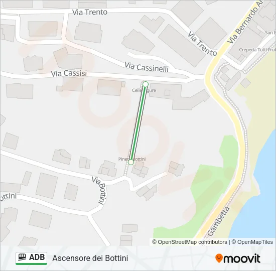 ADB Funicular Line Map