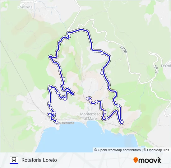 ROTATORIA LORETO Bus Line Map
