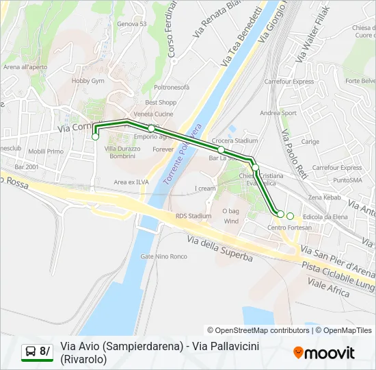 8/ Bus Line Map