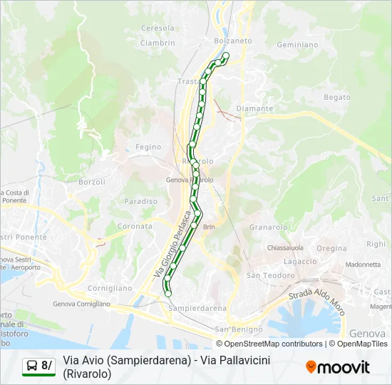 8/ Bus Line Map