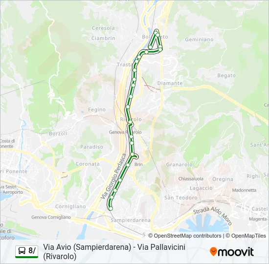 8/ Bus Line Map