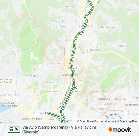 8/ Bus Line Map
