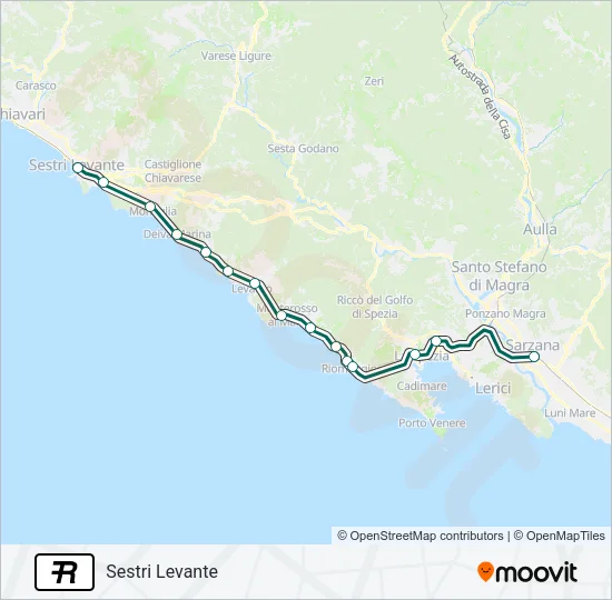 R Train Line Map