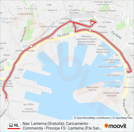 NL Bus Line Map
