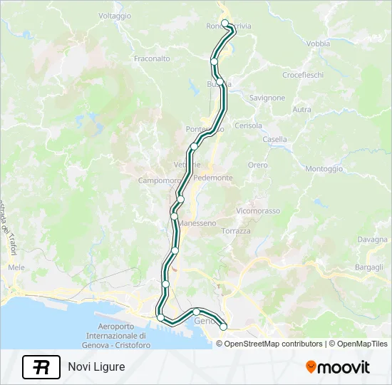R Train Line Map