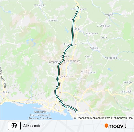 R Train Line Map