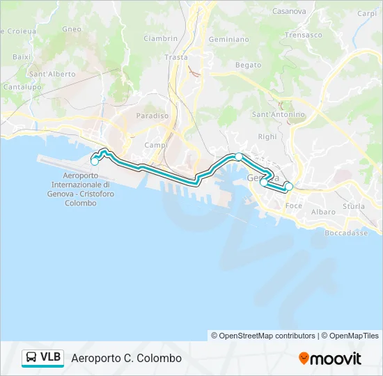 VLB Bus Line Map