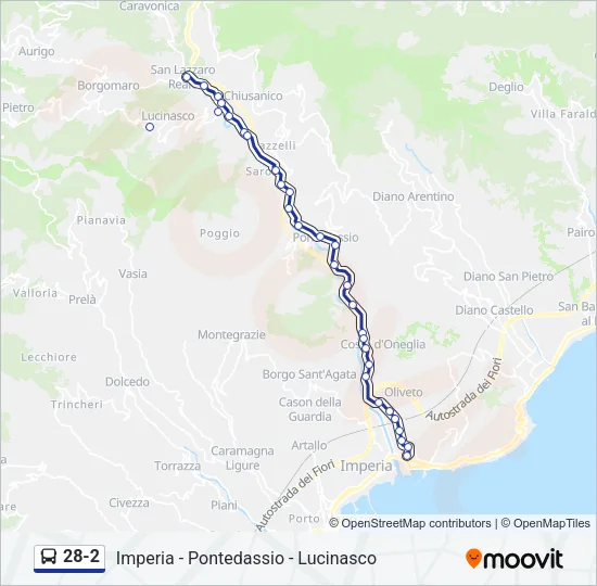 28-2 Bus Line Map
