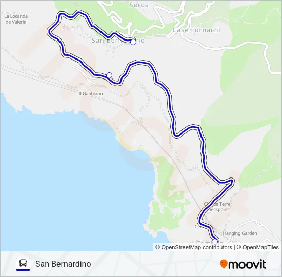 SAN BERNARDINO Bus Line Map