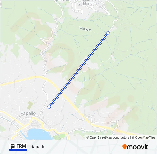 FRM Cable Car Line Map