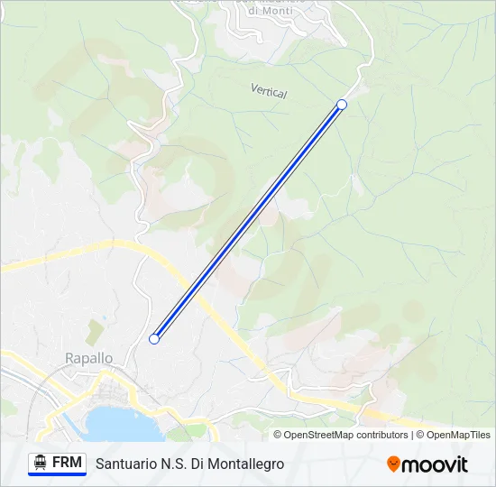 FRM Cable Car Line Map