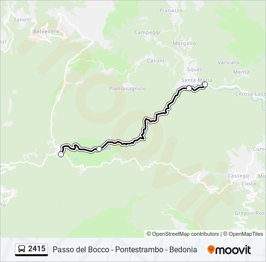 2415 bus Line Map