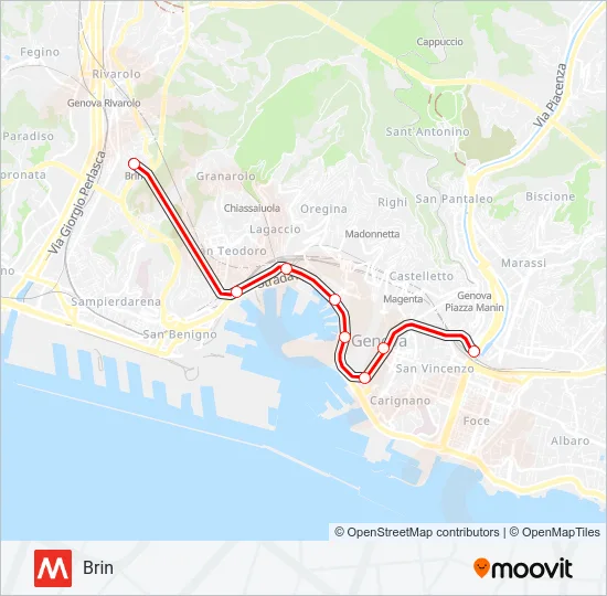 MM Subway Line Map