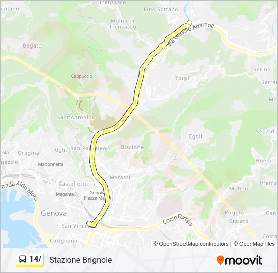 14/ Bus Line Map