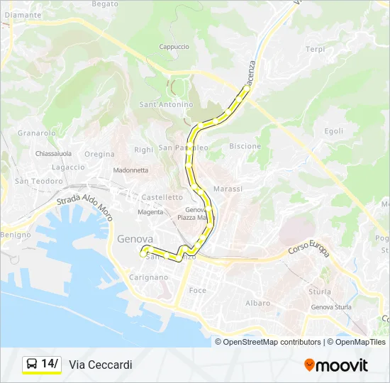 14/ Bus Line Map
