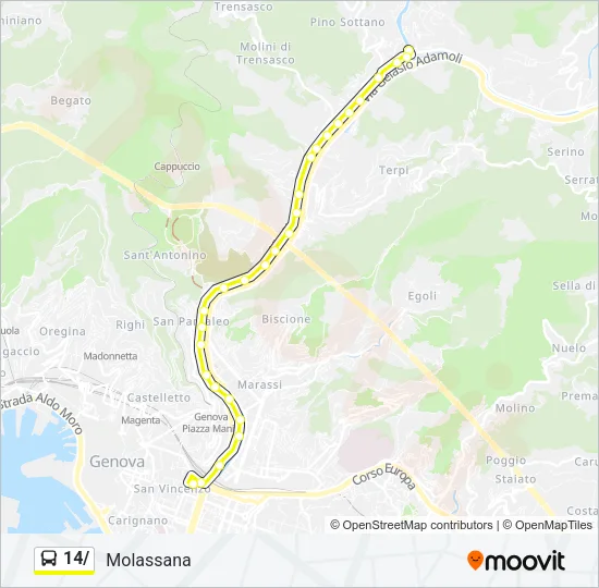 14/ Bus Line Map