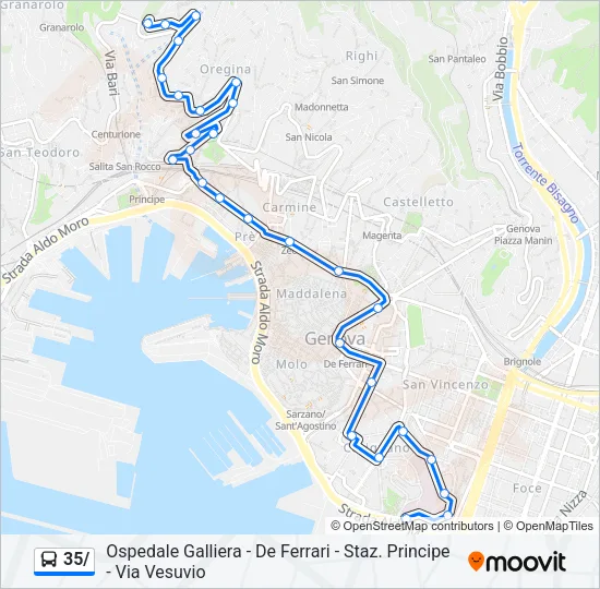35/ Bus Line Map