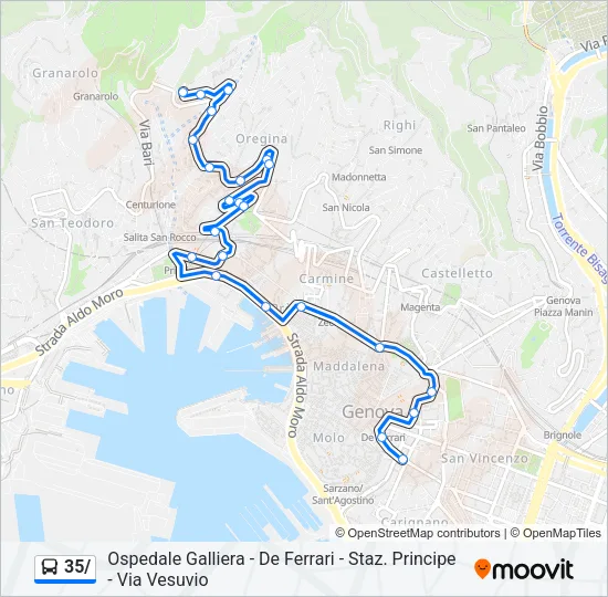 35/ Bus Line Map