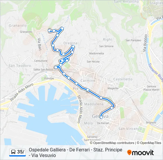 35/ Bus Line Map