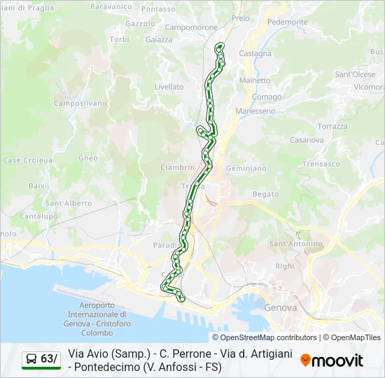 63/ Bus Line Map