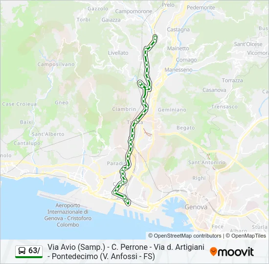 63/ Bus Line Map