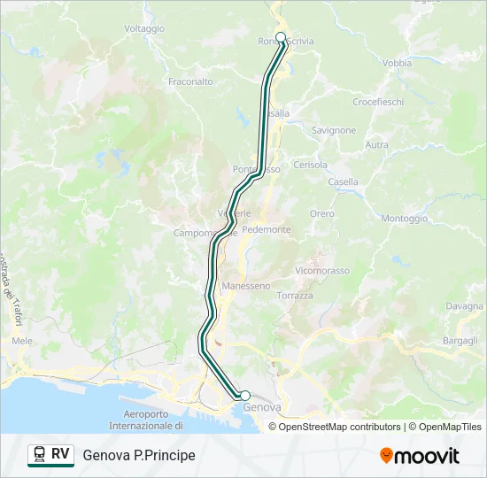 RV Train Line Map