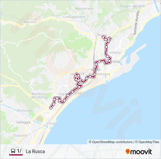 1/ Bus Line Map