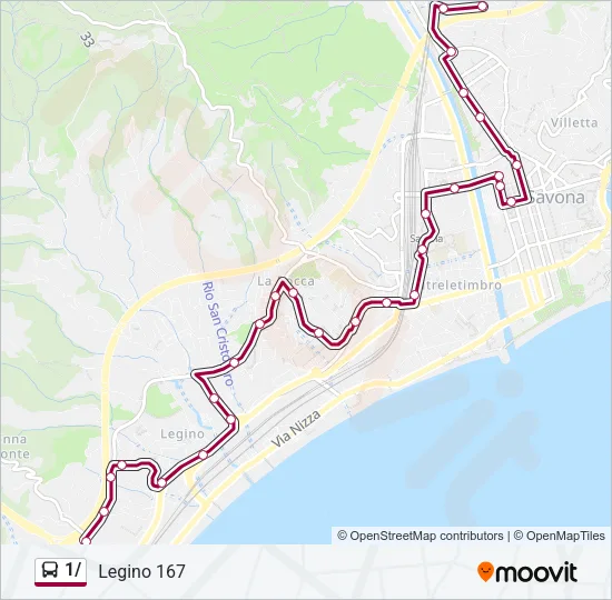 1/ Bus Line Map