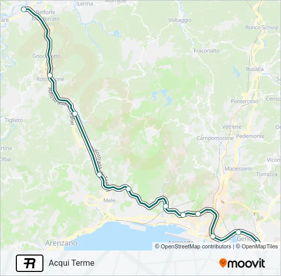 R Train Line Map