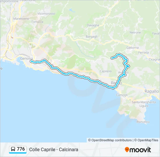 776 Bus Line Map