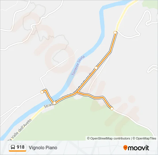 918 Bus Line Map