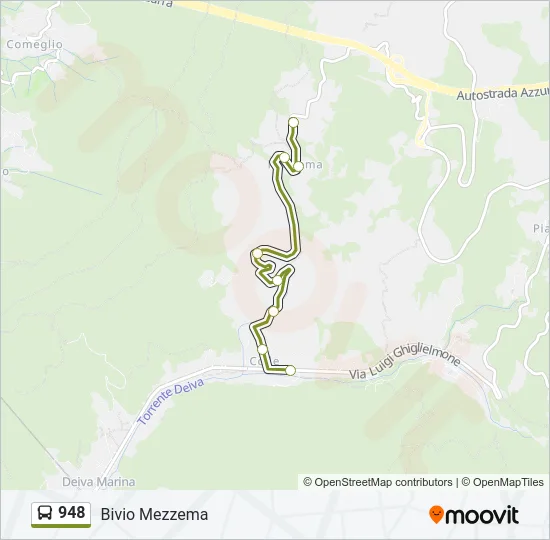 948 Bus Line Map