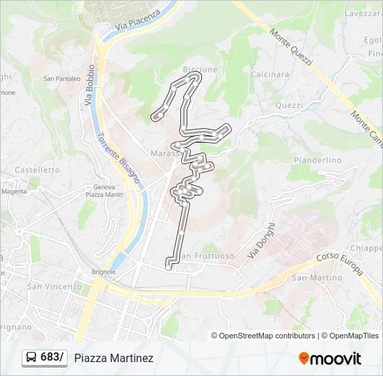 683/ Bus Line Map
