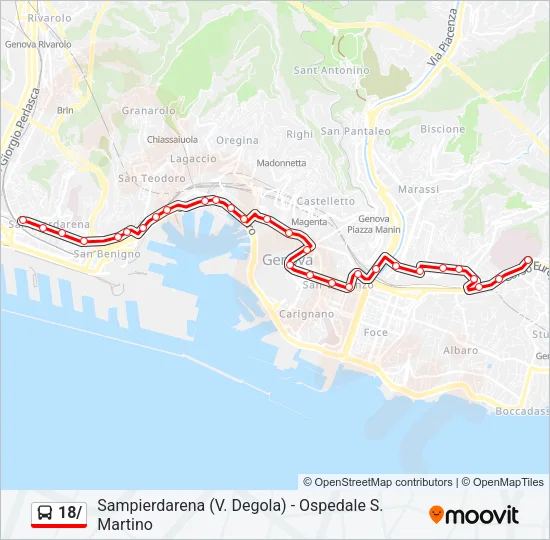 18/ Bus Line Map