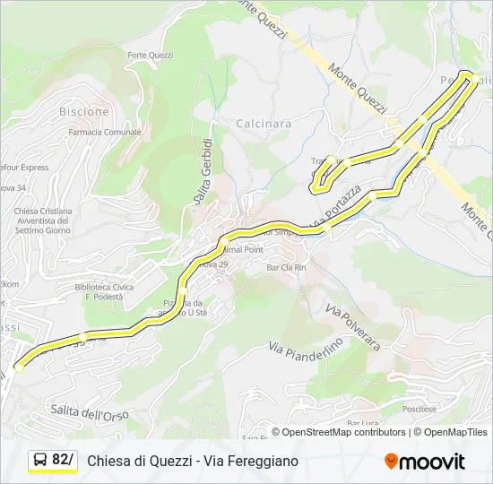 82/ Bus Line Map