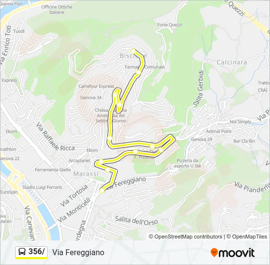 356/ Bus Line Map