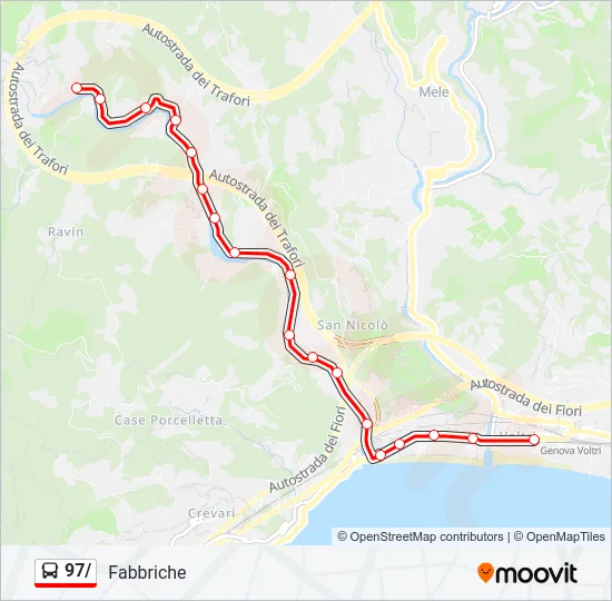 97/ Bus Line Map