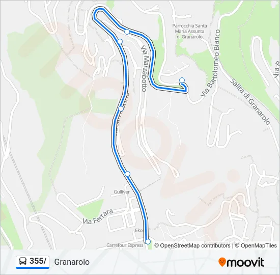 355/ Bus Line Map