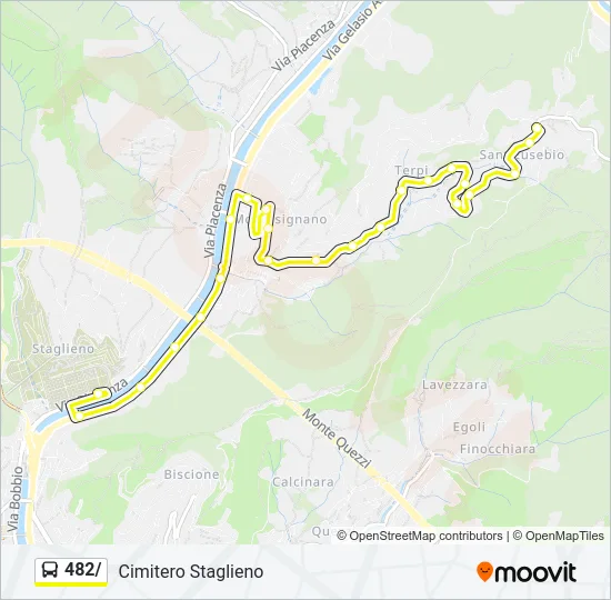 482/ Bus Line Map