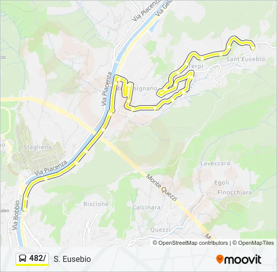 482/ Bus Line Map
