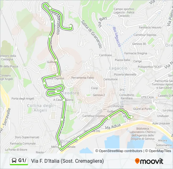 G1/ Bus Line Map