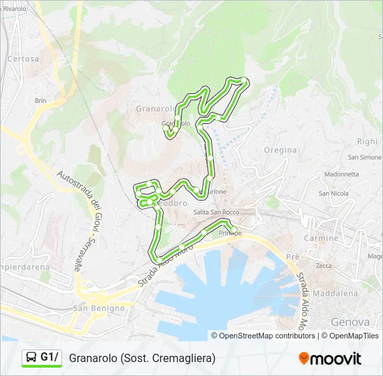 G1/ Bus Line Map