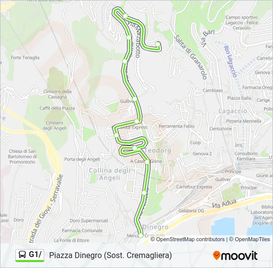 G1/ Bus Line Map
