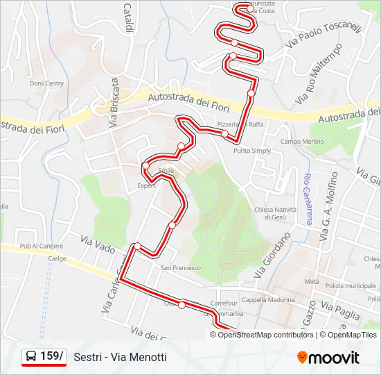 159/ Bus Line Map