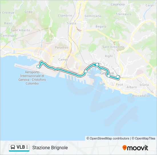 VLB ✈ Bus Line Map
